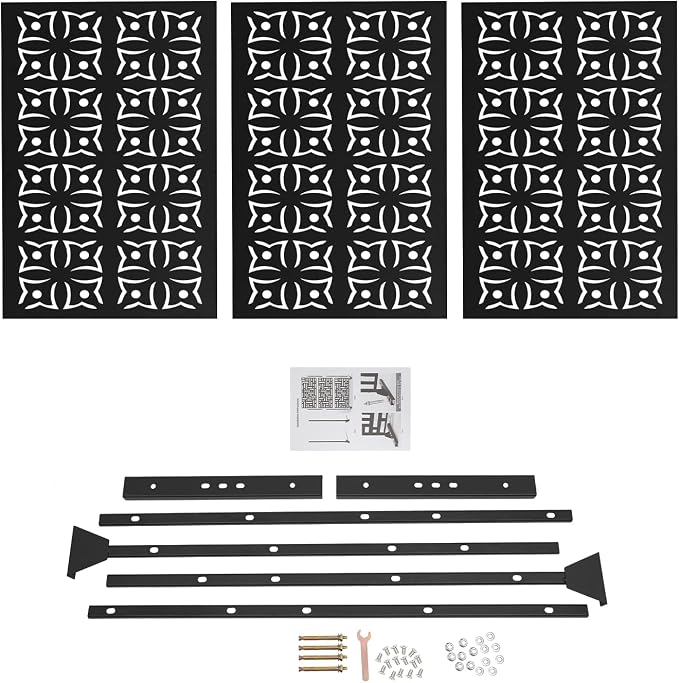 75" H×35" W Decorative Outdoor Privacy Screen - Image 7
