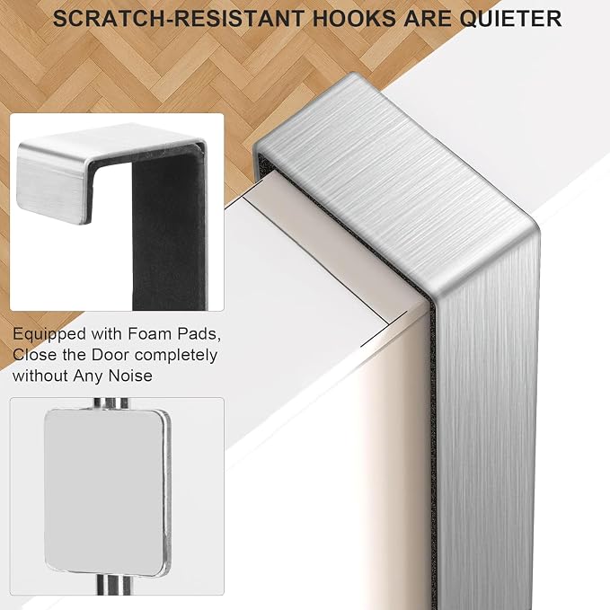Over The Door Towel Rack, 304 Stainless Steel Towel Racks - Image 5