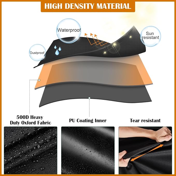 Kingling Patio Furniture Covers Waterproof, Round Patio Table Cover 48 inch - Image 5