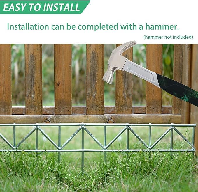 15 Pack 32" L x 10" H Animal Barrier Fence, No Dig Fence Patented Product - Image 5