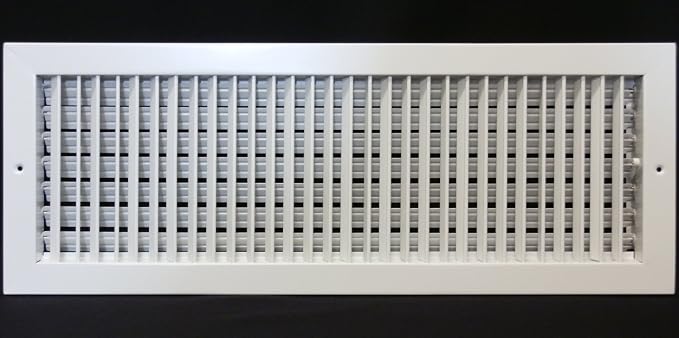 24"w X 6"h Adjustable AIR Supply Diffuser by HVACPremium