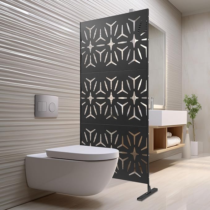 75" H×35" W Decorative Outdoor Privacy Screen - Image 3