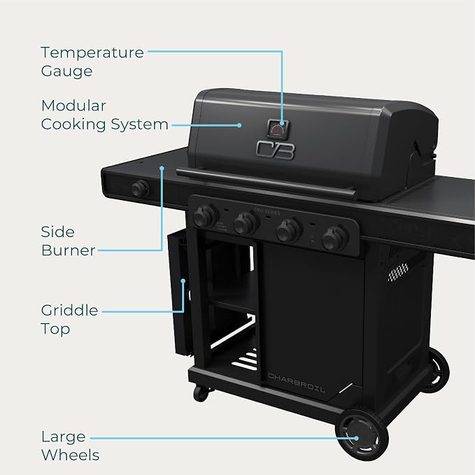 Charbroil Pro Series with Amplifire Infrared Technology 4-Burner Propane Gas - Image 6