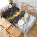 Worltoldb Marble Print Tablecloths Polyester Table Cloth by Worltoldb