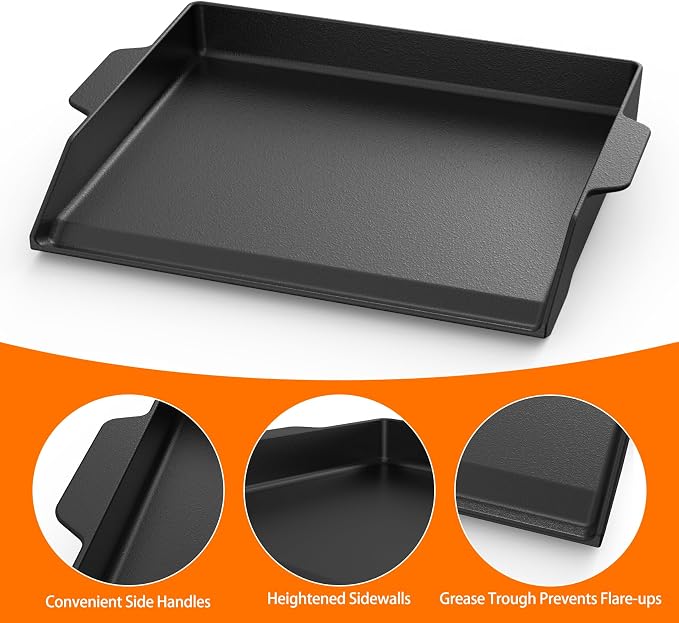 Onlyfire Universal Cast Iron Griddle - Image 3