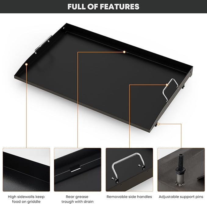 Stanbroil 28 Inch Flat Top Griddle Replacement Top - Image 4
