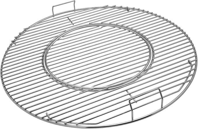 Hinged Cooking Grate for Weber 22.5 Inch Grill-8835 Gourmet BBQ System by Wanchao