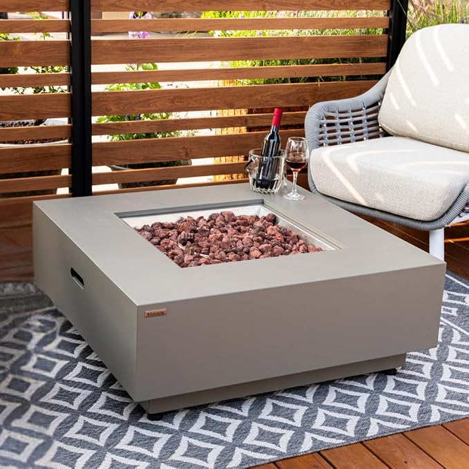 Ashton 36” Propane Fire Pit Smokeless Firepit Outdoor Gas Fire Pit - Image 5