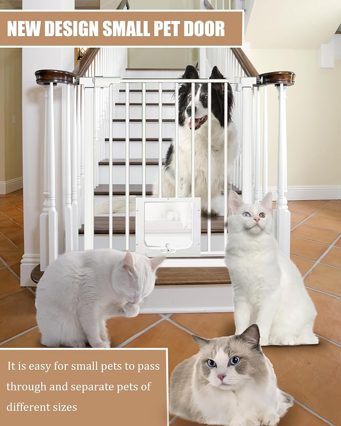 White Extra Wide Baby Gate - Image 2