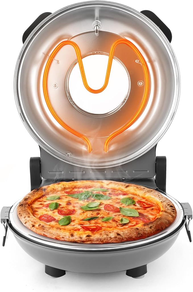KLAIF 12" Electric Countertop Pizza Oven Indoor - Image 7