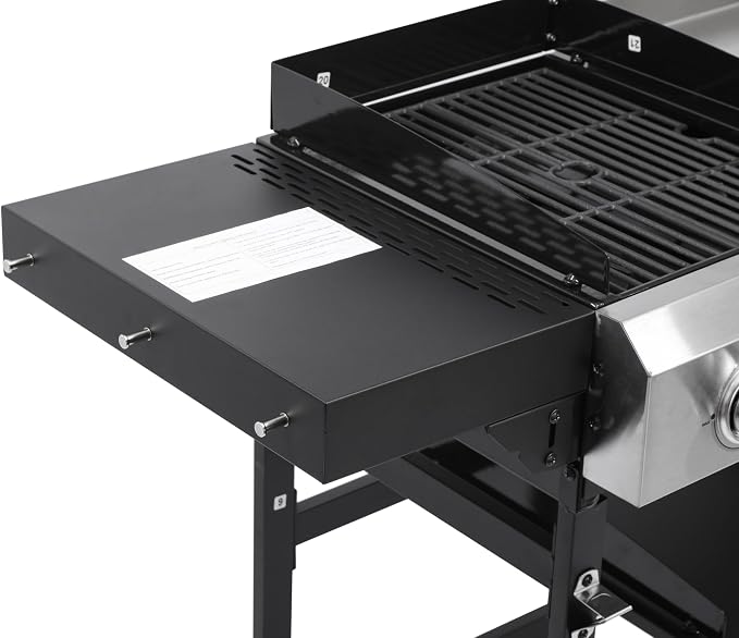 2-Burner Hybrid Grill with Flat Top, 38200 BTU - Image 9