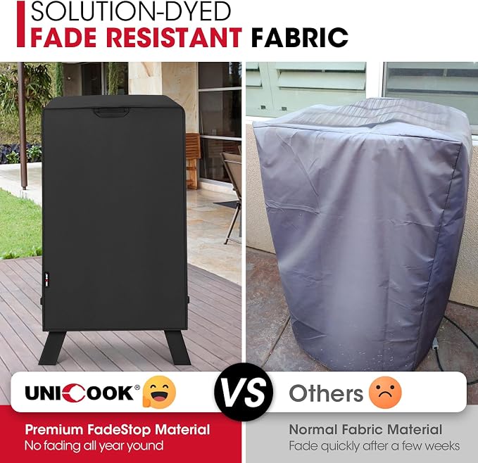 Unicook 40 Inch Smoker Cover for Masterbuilt, Outdoor Electric BBQ Smoker Grill - Image 3
