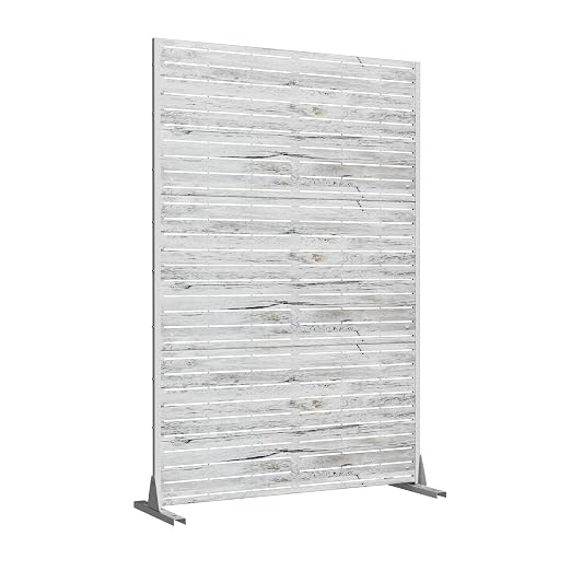 Casaphoria 72" H x 47" W Metal Outdoor Privacy Screen, Freestanding Decorative - Image 6