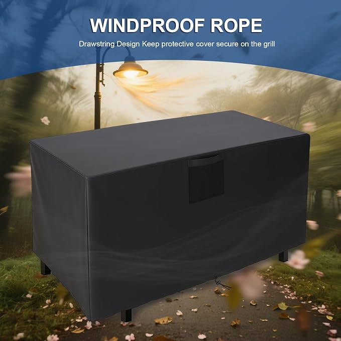 Square Fire Pit Cover, Upgraded Heavy Duty Fabric - Image 7