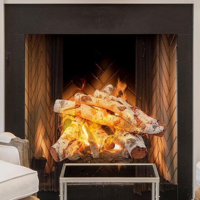 Gas Fireplace Logs, Fake Fireplace Logs Fireplace Decor, Gas Logs - Image 8