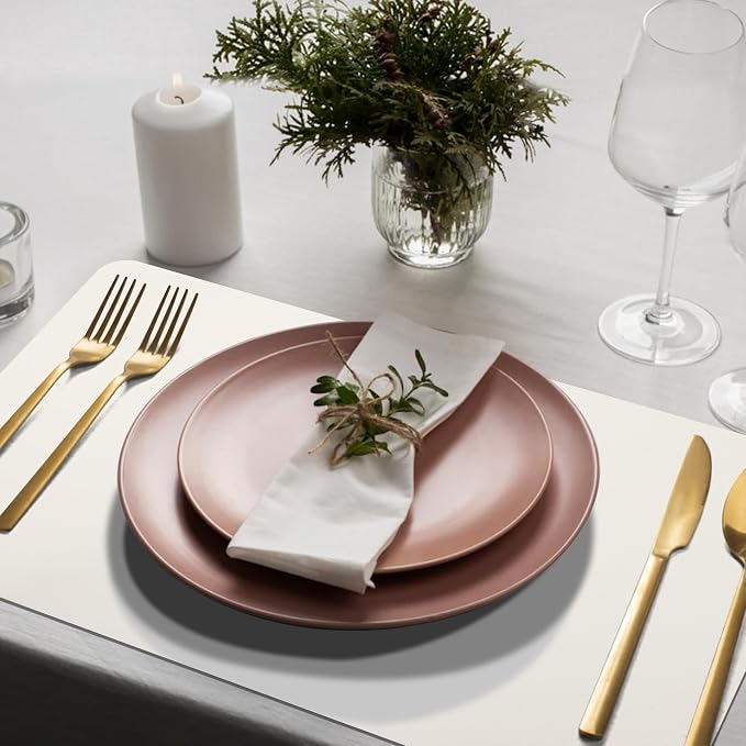 Maxpearl Faux Leather Placemats Set of 8 - Image 9