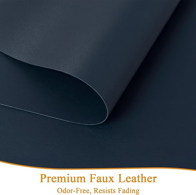 SHACOS Placemats Set of 6 Faux Leather Waterproof Leakproof Wipeable PU - Image 6