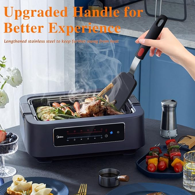 Silicone Spatula Turner, 600°F Heat Resistant Kitchen Cooking Utensils Set - Image 5