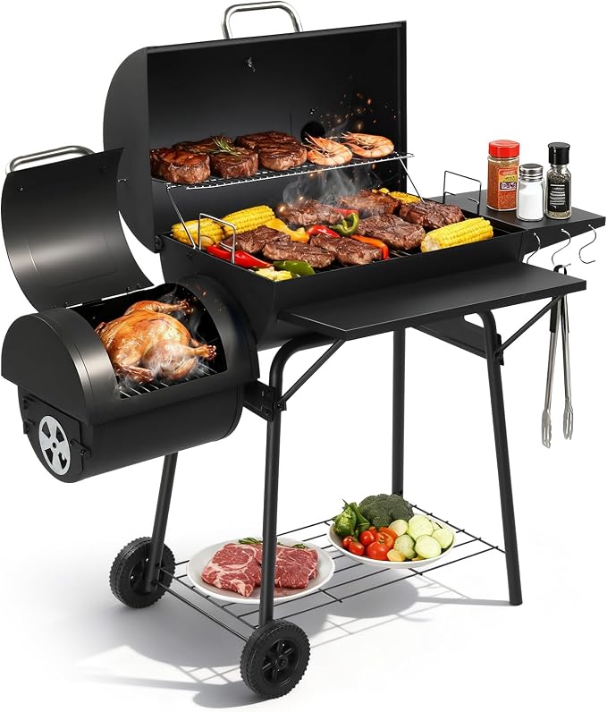 VINGLI Barrel Charcoal Grill by VINGLI