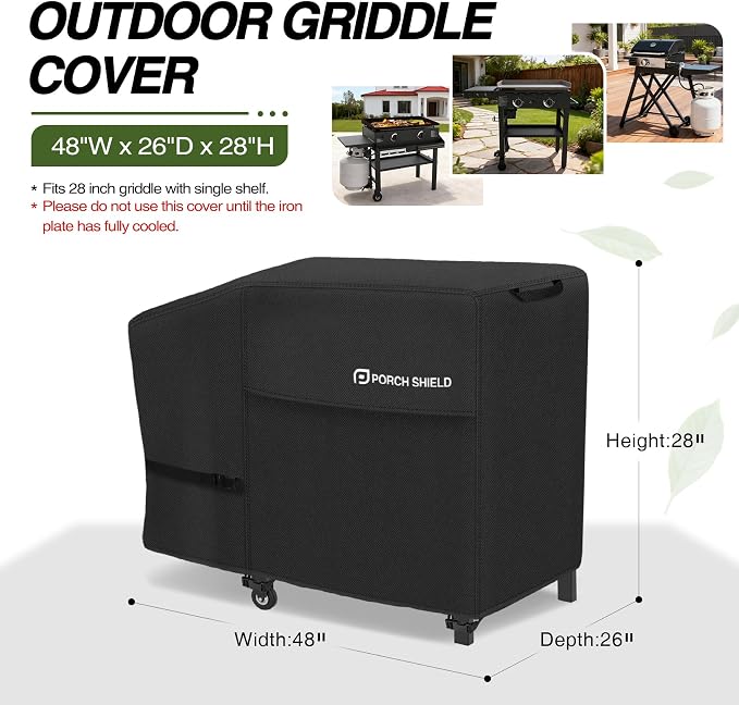 Porch Shield Griddle Cover for Blackstone 28 inch Single Shelf Griddle - Image 2