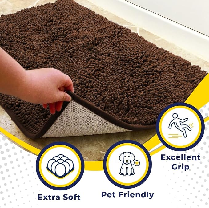 Muddy Mat® | Super Absorbent Door Mat Indoor, Microfiber Quick Dry Chenille - Image 3