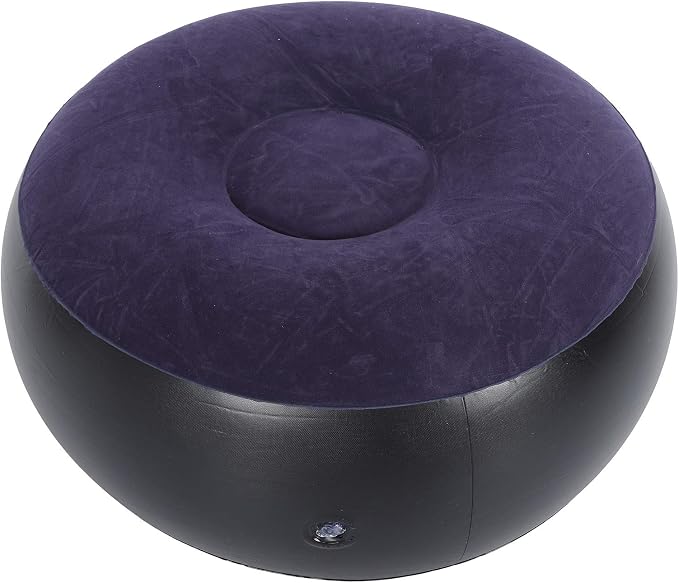 ANGGREK Inflatable Ottoman, Blow Up, Portable Outdoor Camping Chair Inflatable by ANGGREK