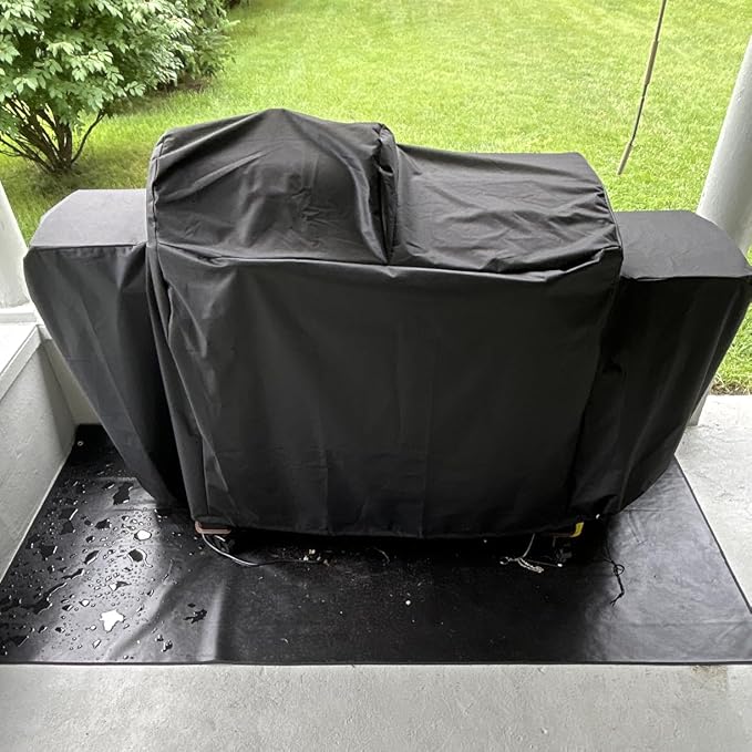 ZJYWSCH Grill Cover for Pit Boss Charleston 1020 Pellet Grill Gas Griddle Combo - Image 7