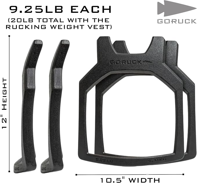 GORUCK 9.25LB and 6.25LB Curved Ruck Plate Compatible - Image 4