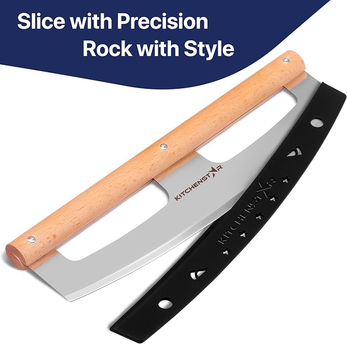KitchenStar 14-Inch Pizza Cutter Rocker Blade - Image 7