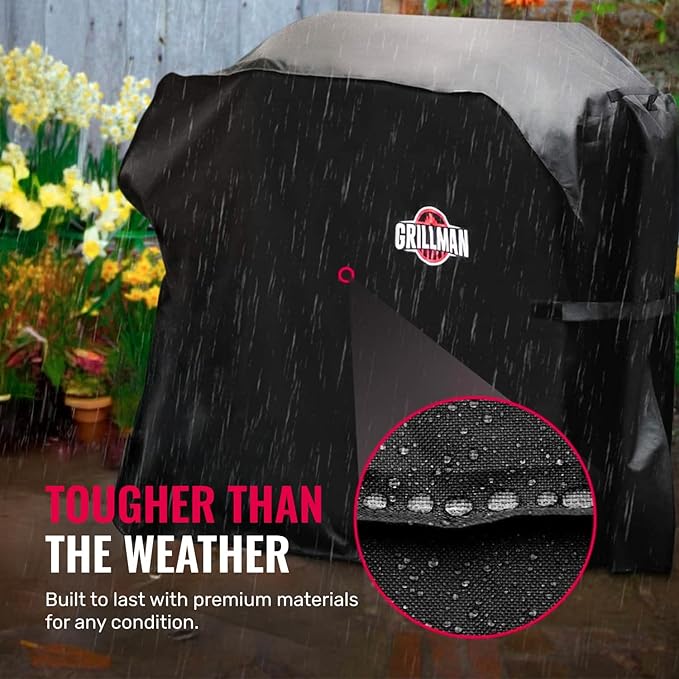 Grillman Grill Cover, BBQ Outdoor Grill Covers, Gas Grills, Waterproof - Image 5