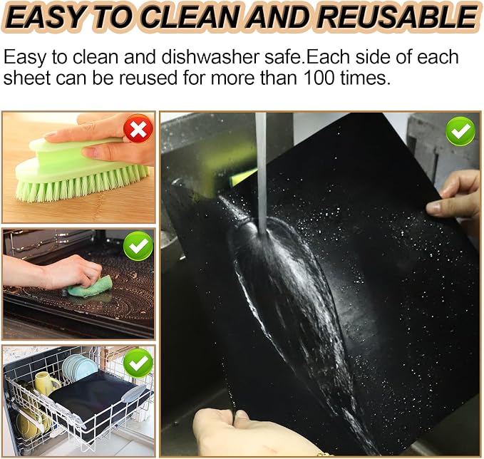 UBeesize 3 Pack Grill Mats for Outdoor Grill, Heavy Duty Grill Mats, Non Stick - Image 6