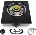 Single Burner Propane Stove, Portable Tempered Glass Camping Stove Propane by Unknown