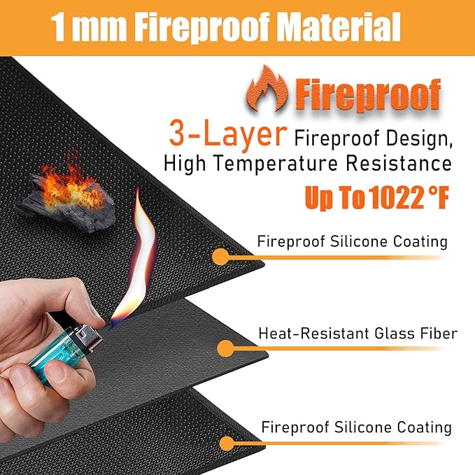 24x48in Heat Resistant Grill Mats - Image 2