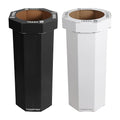 Eyely MPH1302A-2SET Sal 25-Gallon Disposable Corrugated Cardboard Event Trash by eyely