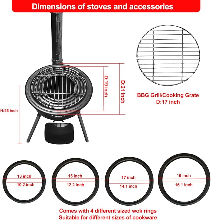 Multifunction Wood Burning Stove - Image 5