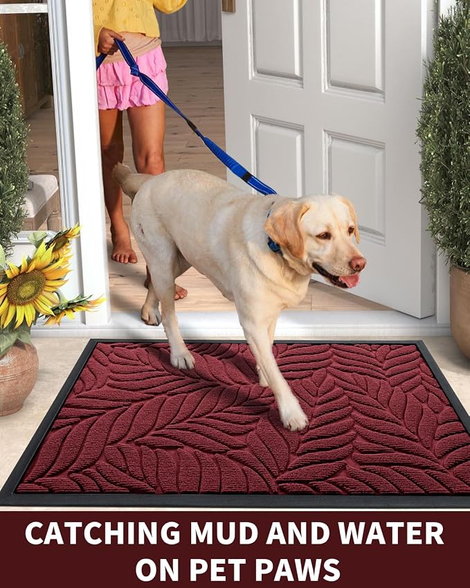 Yimobra 47x32 Large Door Mat Outdoor Indoor, All-Season Waterproof Door Mat - Image 6