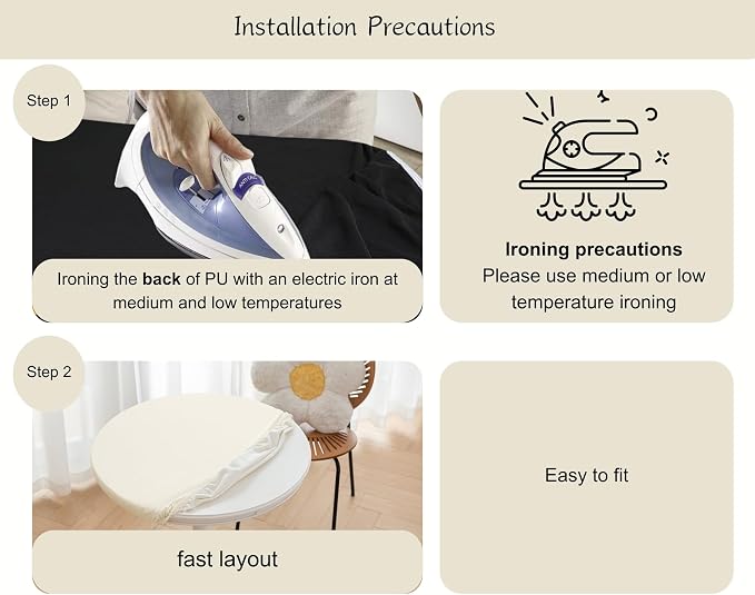 Round Fitted PU Tablecloth - Image 8