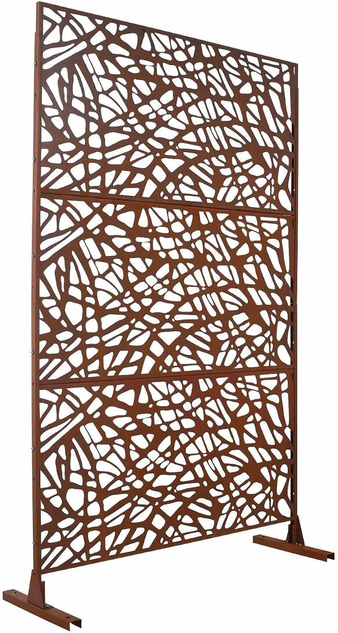 Outdoor Decorative Metal Privacy Screen Panel, Steel Partition by FRITHJILL
