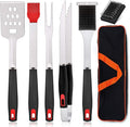 HaSteeL BBQ Grill Accessories Set of 7, Stainless Steel Grilling Tools Set by HaSteeL