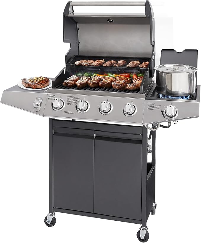 Unovivy 4-Burner Propane Gas Grill by Unovivy