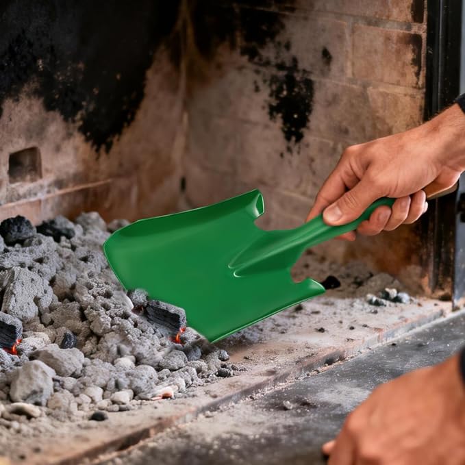 BESPORTBLE Ash Scoop for Fireplace, Fire Pit & Wood Stove – Small Iron Coal - Image 7