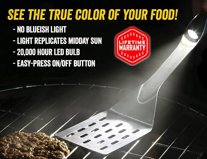Grill Light Stainless Steel BBQ Grilling Spatula - Image 3