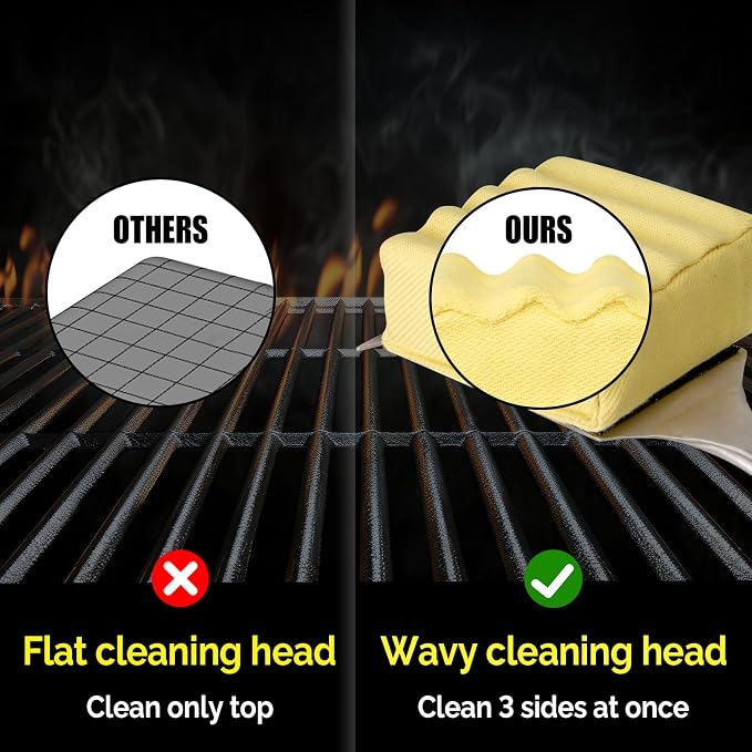 Bristle-Free Steam Cleaning Grill Brush, - Image 3