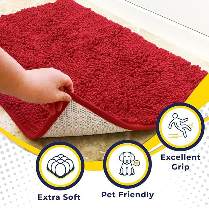 Muddy Mat® Shown on TV – Super Absorbent Microfiber Dog Door Mat - Image 2