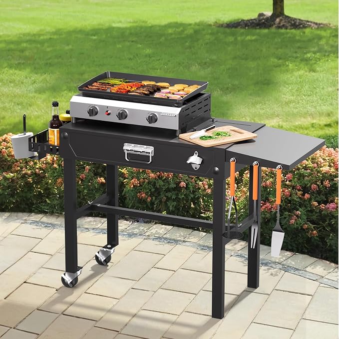 Portable Grill Table for Blackstone Griddle, Adjustable Table - Image 3