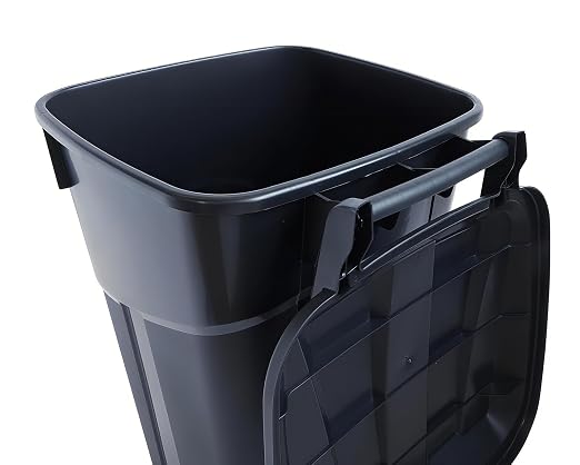 32 Gallon Wheeled Heavy Duty Plastic Garbage Can - Image 8