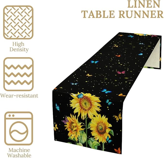 Farmhouse Sunflower Table Runner - Image 4