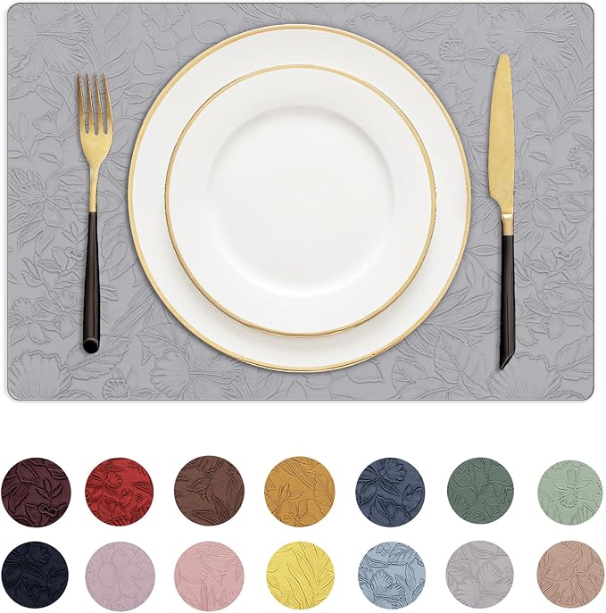 Romanstile Vinyl Placemats Set of 4-12 X 18 Inch by Romanstile