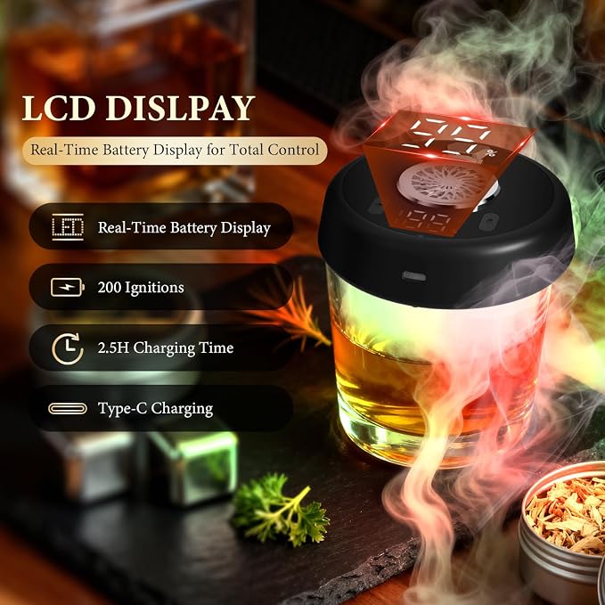 Electric Whiskey Smoker Kit - Image 4