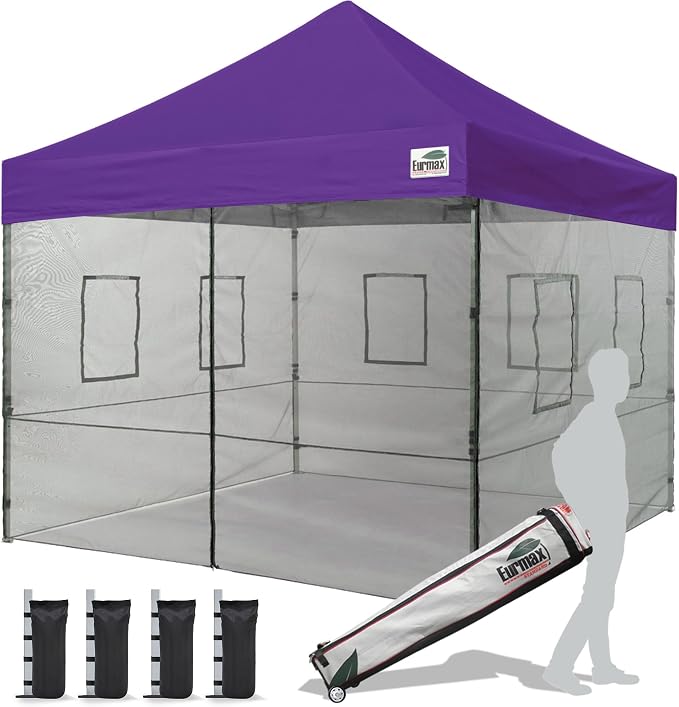 Eurmax USA 10'x10' Pop-up Canopy Tent Commercial Instant Canopies by Eurmax